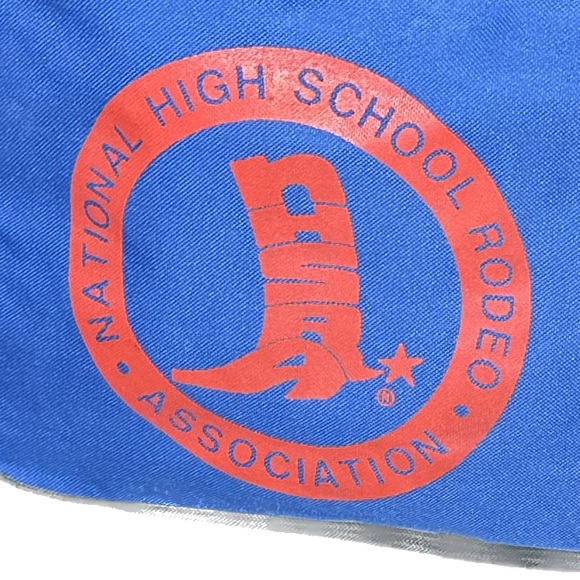 NATIONAL HIGH SCHOOL RODEO ASSOC MESSENGER CANVAS LAPTOP SHOULDER BAG W/POCKETS - Picture 6 of 6